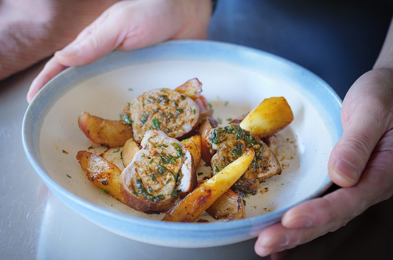 One-Pan Pork Tenderloin with Apple & Parsnip | A Low-Carb Flavor Feast