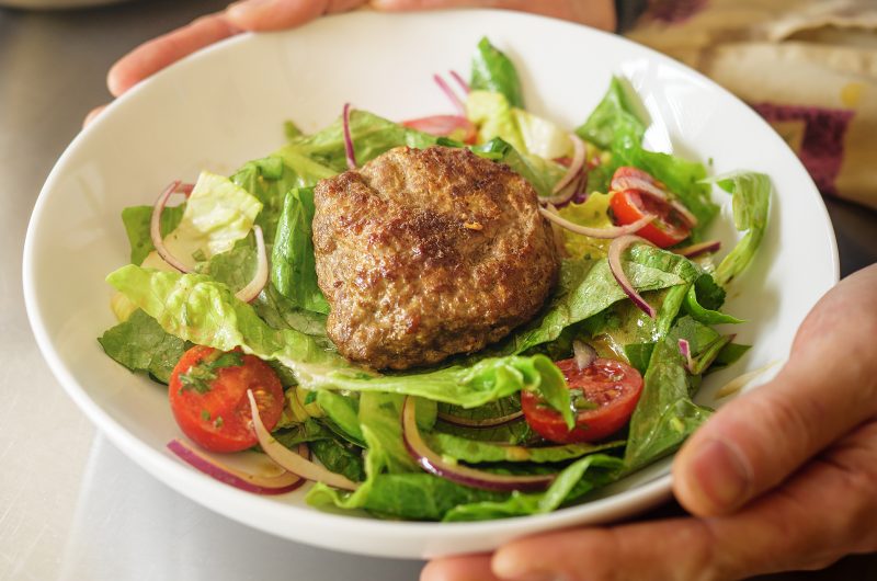 No Bun, No Problem – The Ultimate Burger Salad