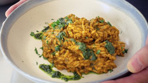 vegan tomato risotto