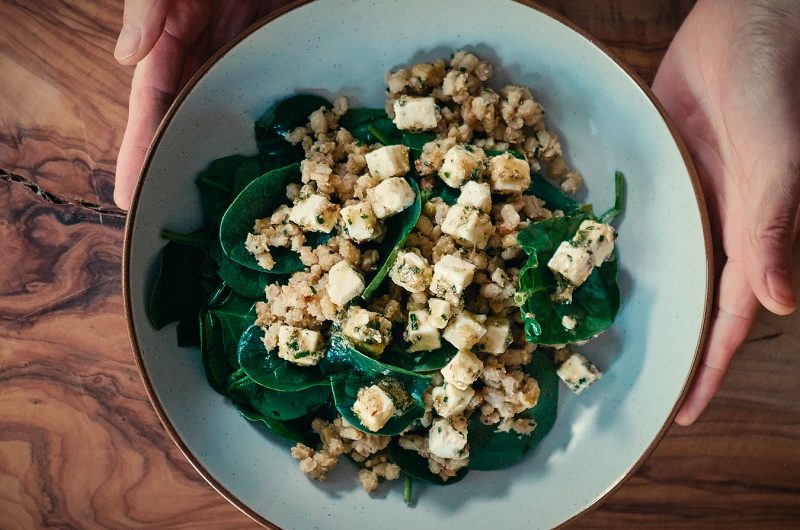 Miso Barley Grain Bowl with Feta