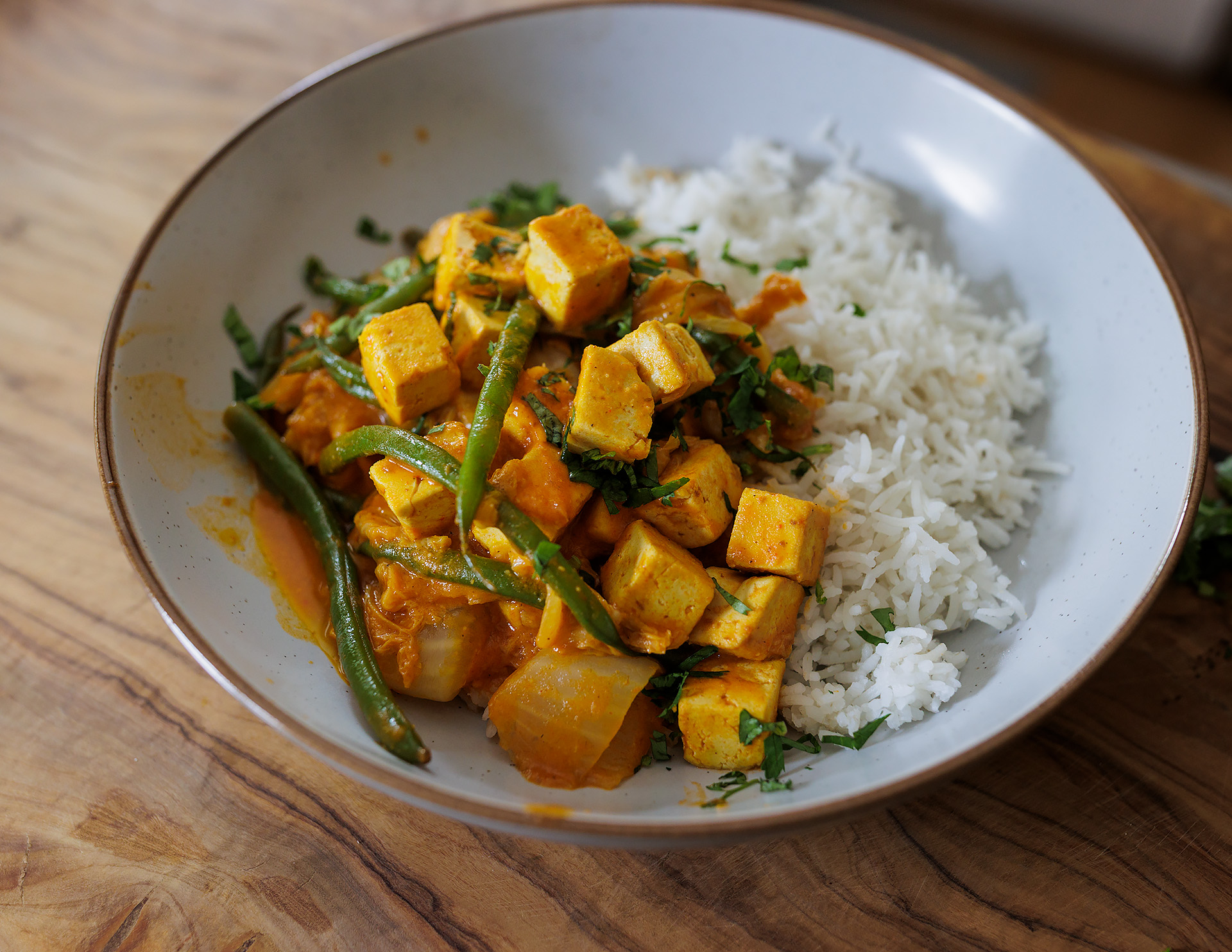 tofu coconut curry