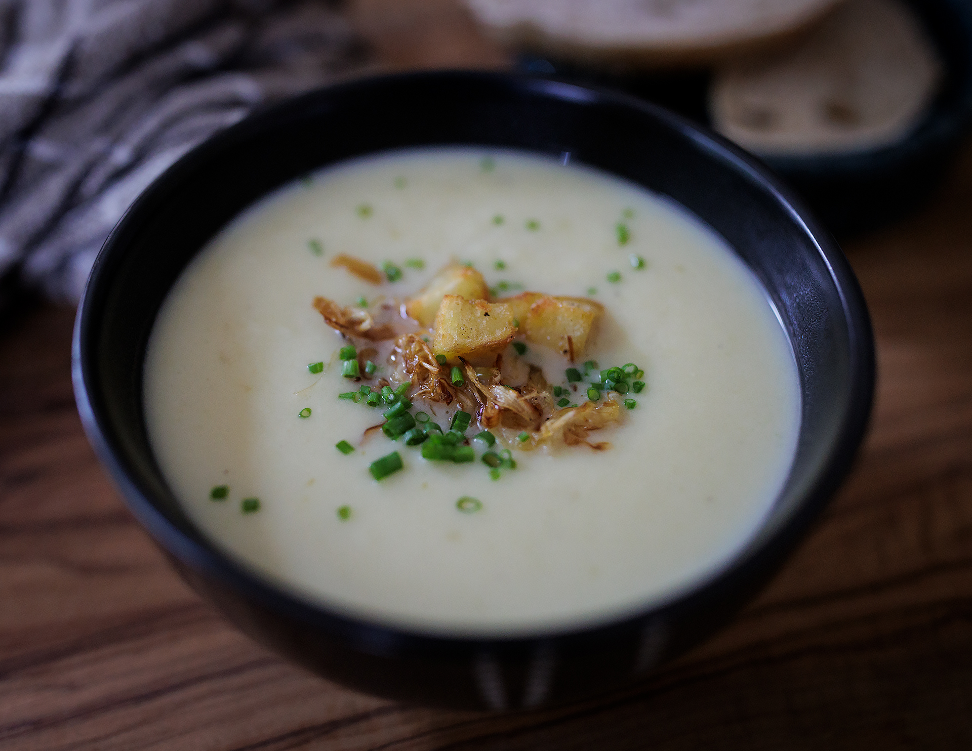 creamy leek potato soup